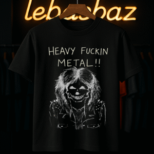تیشرت طرح هوی متال heavy metal(کد27904)